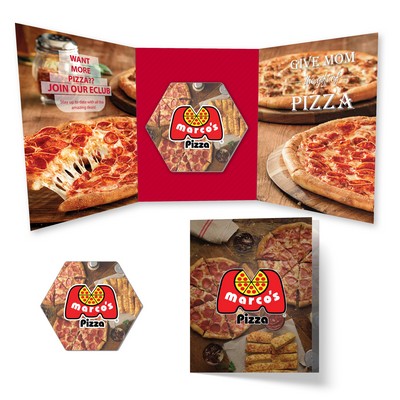 Tek Booklet 2 with Full Color Hexagon Coaster