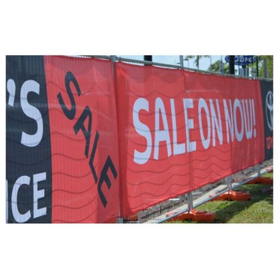 8 X 8 10 Oz. Mesh Vinyl Banners