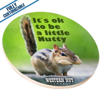 Round Full Color Sandstone Coaster (4.25")