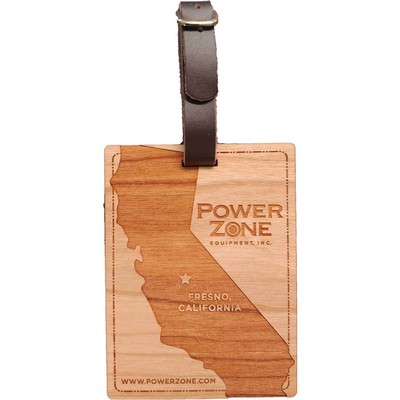 Hardwood State Luggage Tags