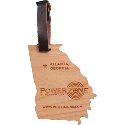 Hardwood State Luggage Tags
