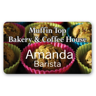 Full Color Vinyl I.D. Badge (2.75" x 1.625")