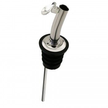 Stainless Steel Jet Bar Pourer w/Self-Closing Lid