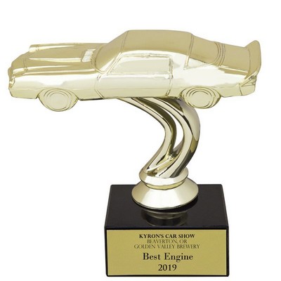 6" Mustang Gold Figure Trophy w/Black Base