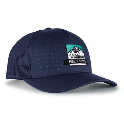 Pacific Headwear 5-Panel Perforated Trucker Snapback Cap