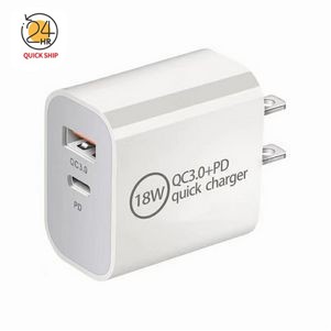 USB Charger 20W Fast Quick Wall Charger Adapter USB Adapter US/EU Plug for Mobile Phone