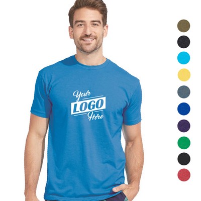 Next Level 4.3 oz. 60/40 Combed Cotton/ Polyester Mens CVC Crew T-Shirts