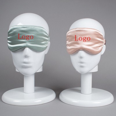 Adjustable 22 Momme Mulberry Silk Blackout Sleep Mask