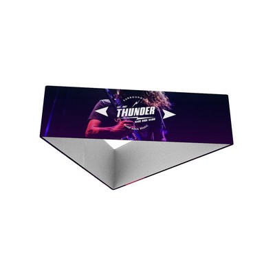 Triangle Premier Hanging Banner Single-Sided - 10'x3'