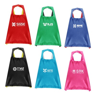 Double layer Satin Cape For Kids