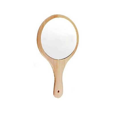 Wooden Hand Mirror