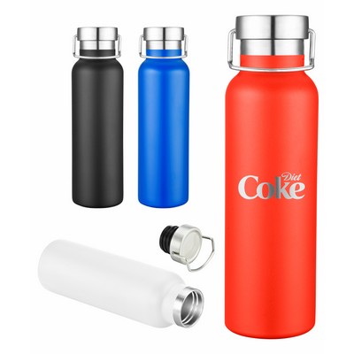 20oz Double Wall Stainless Steel Vacuum Insulated Travel Bottle. Powder Coated