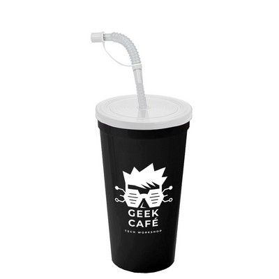 Garyline® Sport Sipper Cup with Straw Lid - 24 oz.