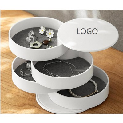 4 Layer Travel Jewelry Organizer Display Tray