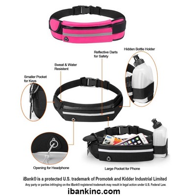 iBank ® Running Belt compatible with iPhone 17/16/ 15/14/13/12/11 Pro Max