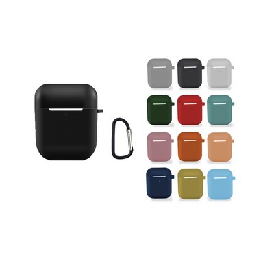 Silicone AirPods Case With Carabiner