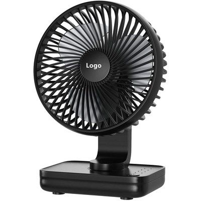 Rechargeable Personal Fan for Home Office Bedroom Desktop Table 4000mAh