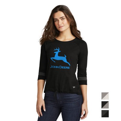 New Era® Women's Tri-Blend 3/4-Sleeve Tee