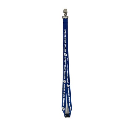 Polyester lanyard with hook and safety clip/Breakaway