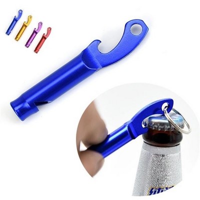 2 In 1 Beer Bottle Opener Portable Whistle