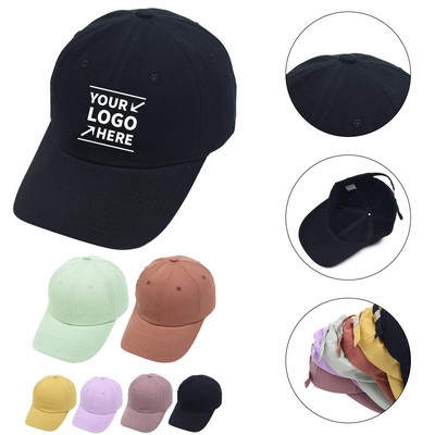 6 Panel Baseball Cap