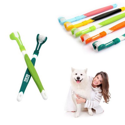 3-Sided Pet Toothbrush