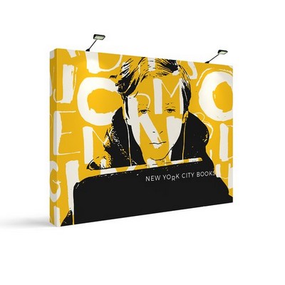 Velcro Pop-up Kiosk - Straight 8' - With side (KIT)
