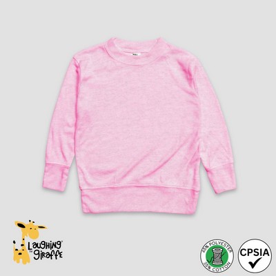 Toddler Long Sleeve Pullover T-Shirts - Cotton Candy - Polyester-Cotton Blend - Laughing Giraffe®