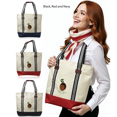 My Favorite Beach & Boat Tote