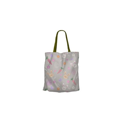 Sublimation 10 oz Poly Canvas Tote Bag -18"x14"