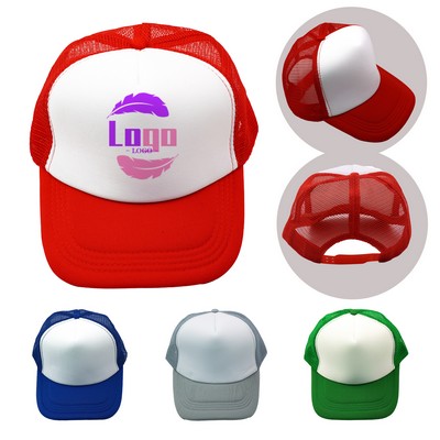 Sponge Color Mesh Hat