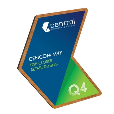 Ultra Vivid Bamboo Wall Plaques