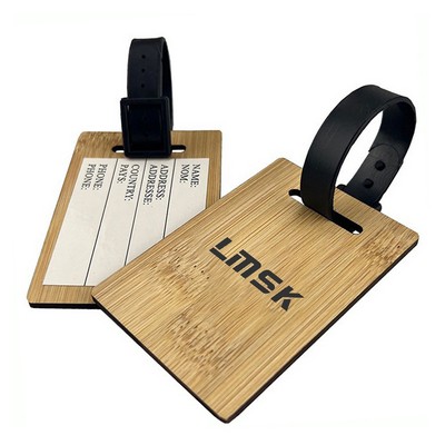 Bamboo Luggage Tags