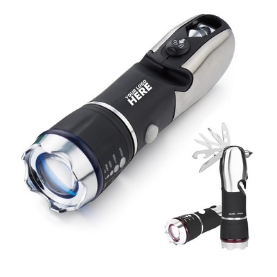 Mini Portable Emergency COB Flashlight Multitool