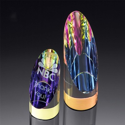 Prismatic Slant Cylinder Crystal Award