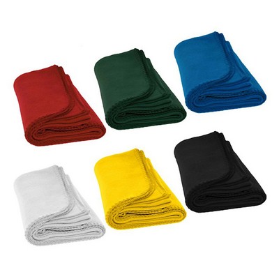 Polyester Polar Fleece Throw Blanket