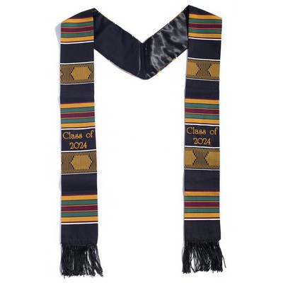 Kente OneSide Embroidery Stole- Preferred