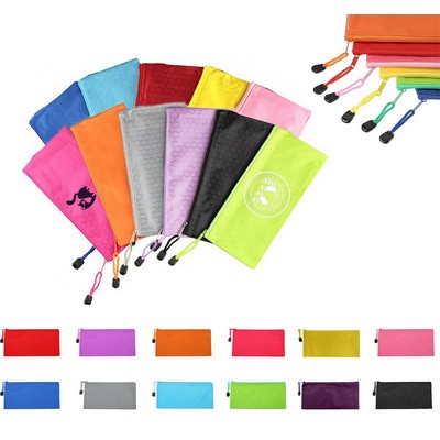 Waterproof Zipper Receipt Pouch