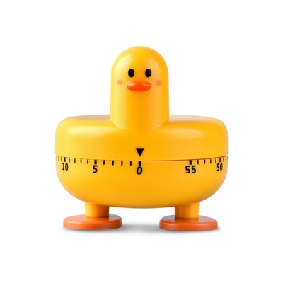 Angoily Yellow Duck Timer Mechanical Kitchen Timer 60 Minute