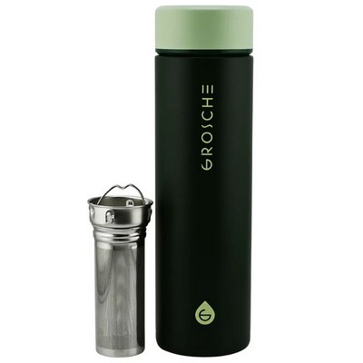 GROSCHE TORONTO , Tea and Water Infuser Stainless Steel Flask | 15.2 FL OZ / 450 ML