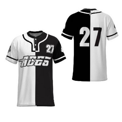 Men's/Youth Baseball 2-Button Polyester Jersey