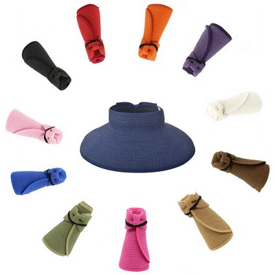 Foldable Straw Sun Visors