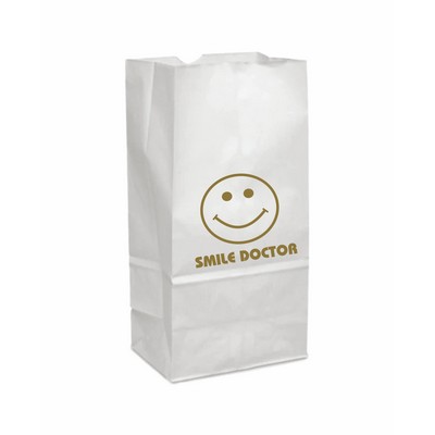 Grocery Bag White #8lb, 1C1S (6"X3X12")