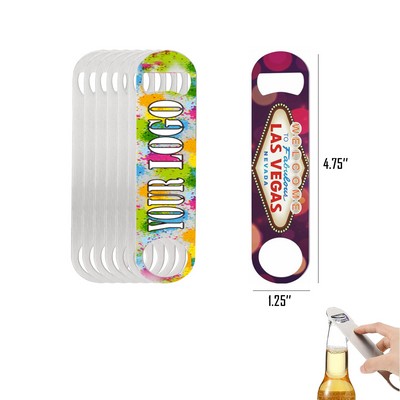 Imprinted Full Coverage Speed Bottle Opener