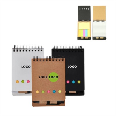 Sticky Flag Notebook With Pen