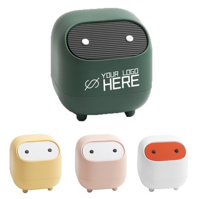 Desktop Trash Can w/Lid