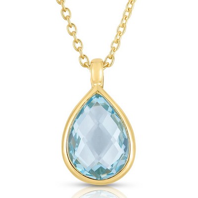 Jilco Inc. Blue Topaz Necklace
