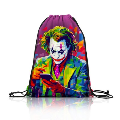 Dye Sublimated Drawstring Backpack 14" X 17"