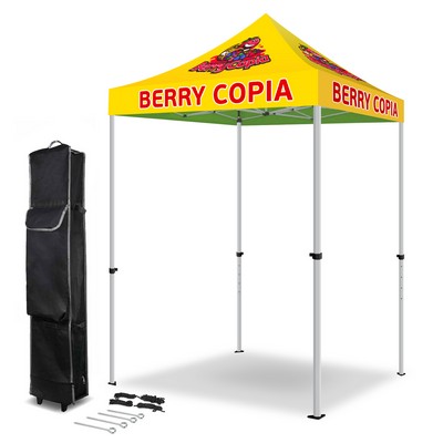 5' X 5' Pop Up Tent With Sublimated Canopy