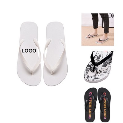 Beach Summer Striped Flip Flops